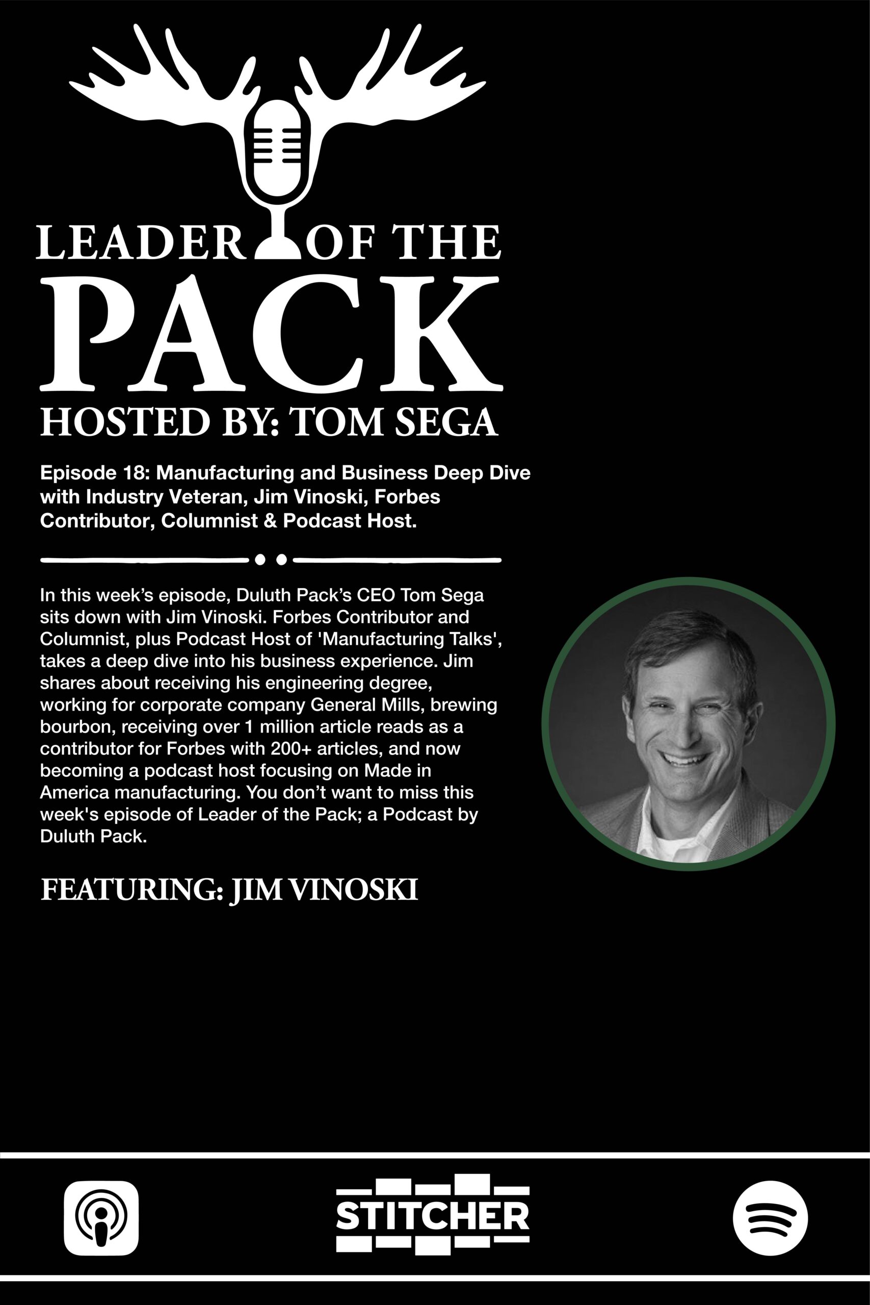 Leader of the Pack: Jim Vinoski, Forbes Contributor and host of Manufacturing Talks podcast