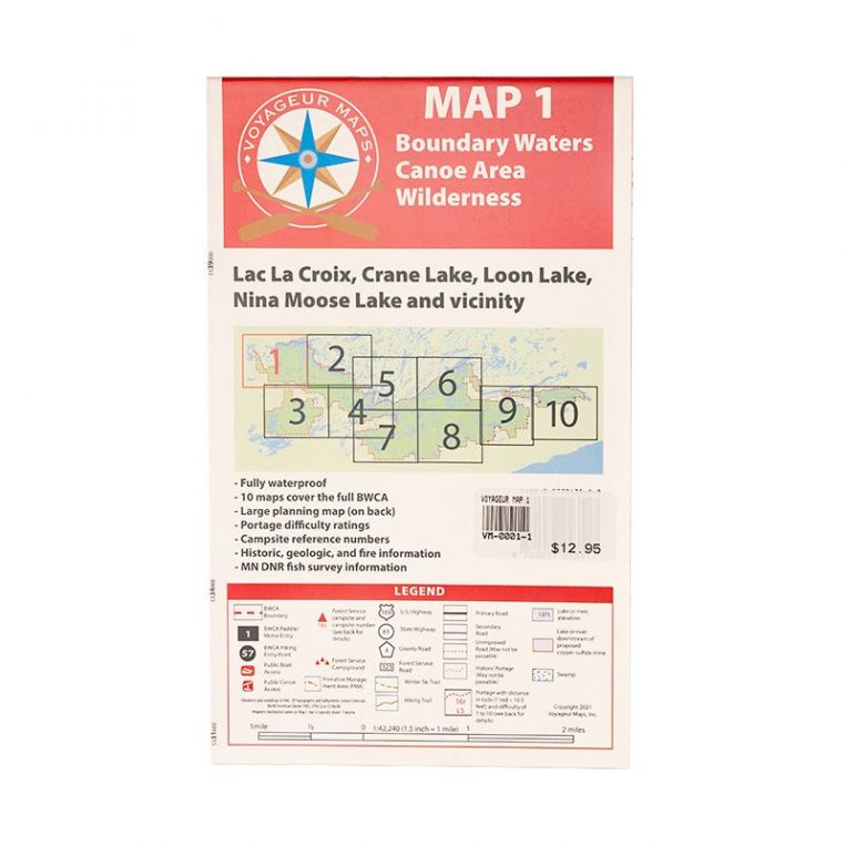 Voyageur Boundary Waters Maps