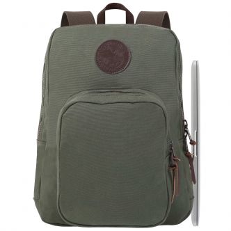 Army Green Canvas Mens Large 14'' Laptop Backpack College Backpack Hik