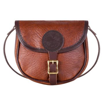 Bison Leather Small Shell Purse