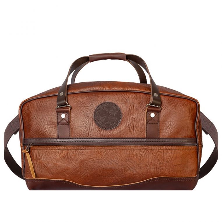 Duluth Pack Bison Leather Weekender Duffel - Brown