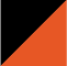 Black/Orange