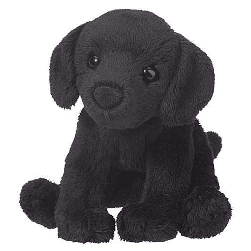 stuffed black lab
