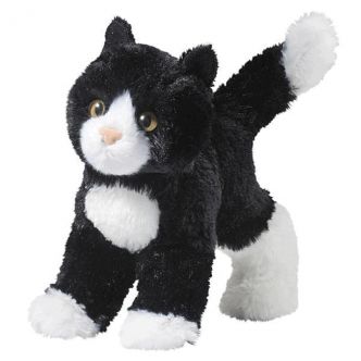 Cuddle Toys Snippy Black And White Cat