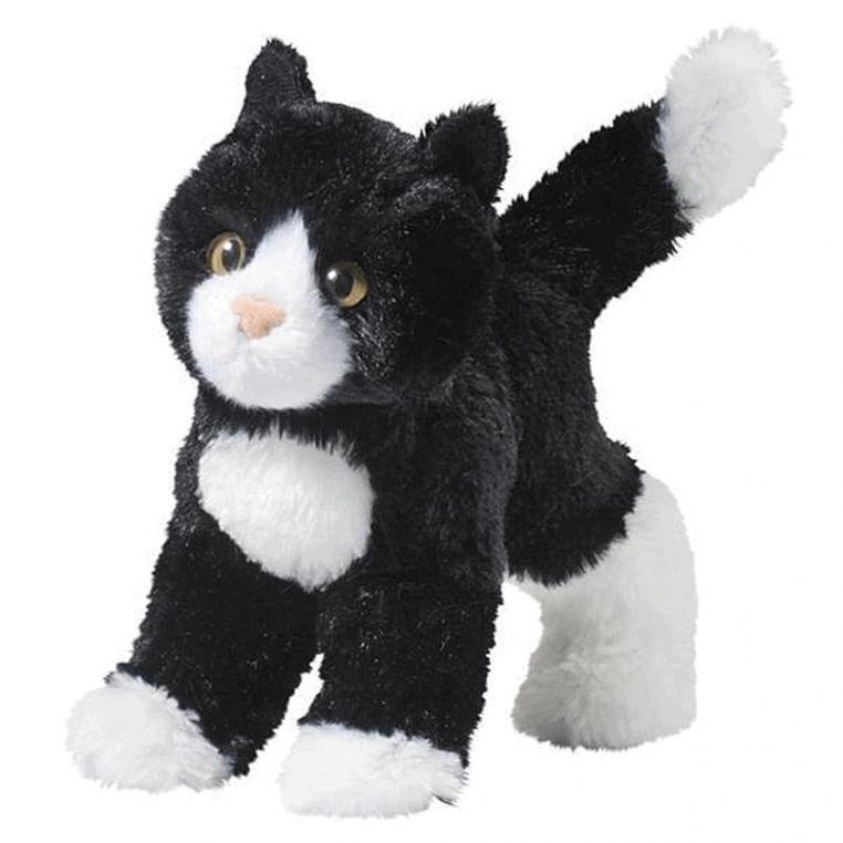 Duluth Pack Cuddle Toys Snippy Black And White Cat