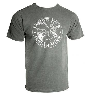 Duluth Trading T Shirt Women Crew Neck Long Sleeve LOGO Gray Size
