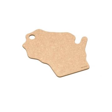 State Shape Cutting Board - Wisconsin