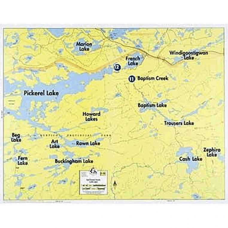 F-30: East Pickerel Lake, French Lake, Cash Lake