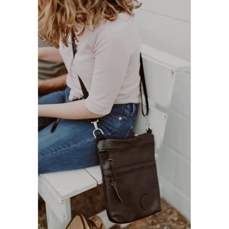 crossover purses leather