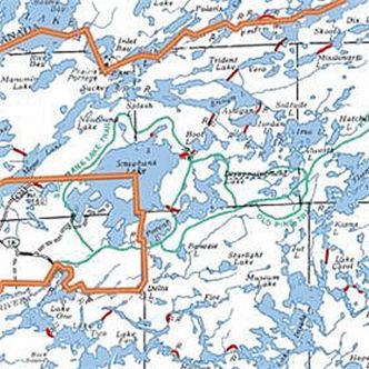 A1 - BWCA and Quetico Park Overview Map