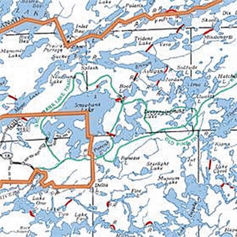 A1 - BWCA and Quetico Park Overview Map